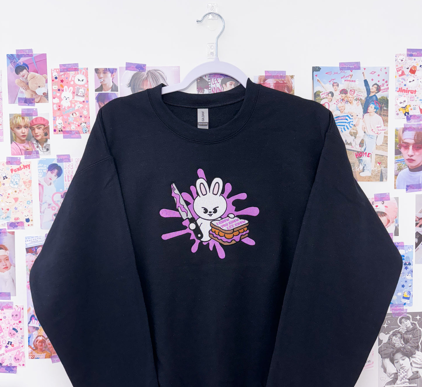 JJAM Lee Know Embroidered Crewneck Sweatshirt