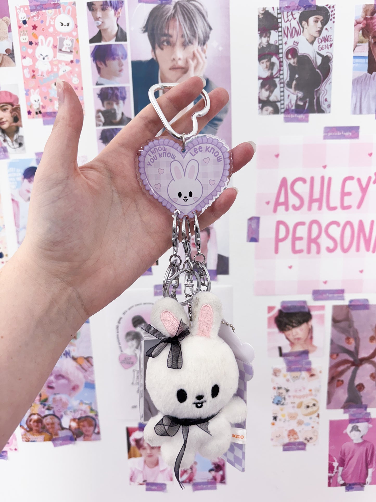 Skz Memes Acrylic Keychain Holders (KEYCHAIN ONLY NO PLUSHIES)