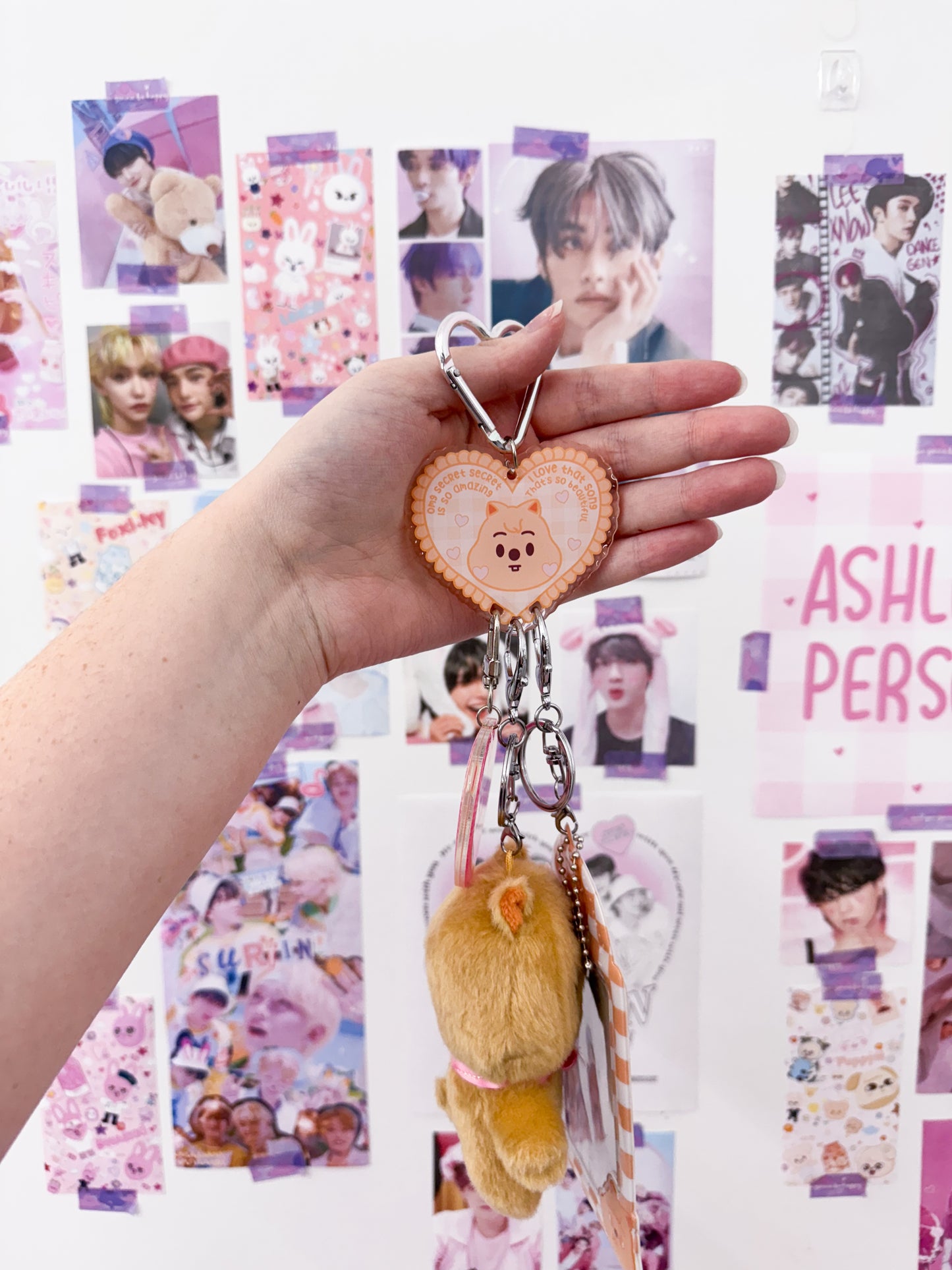 Skz Memes Acrylic Keychain Holders (KEYCHAIN ONLY NO PLUSHIES)