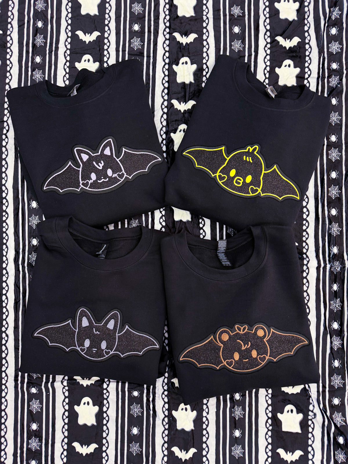 Bat-Teez Embroidered Crewneck Sweatshirt