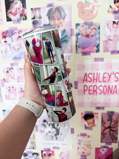Spidey Yunho Metal Tumbler With Straw