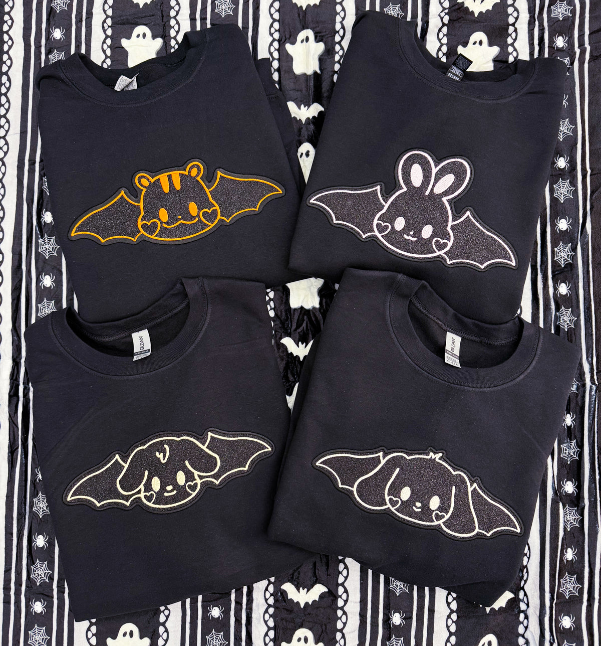Bat-Teez Embroidered Crewneck Sweatshirt