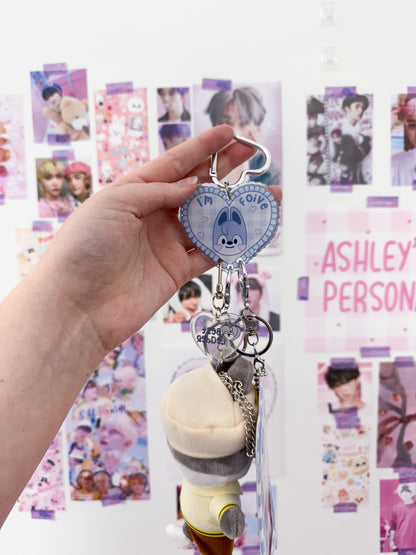 Skz Memes Acrylic Keychain Holders (KEYCHAIN ONLY NO PLUSHIES)