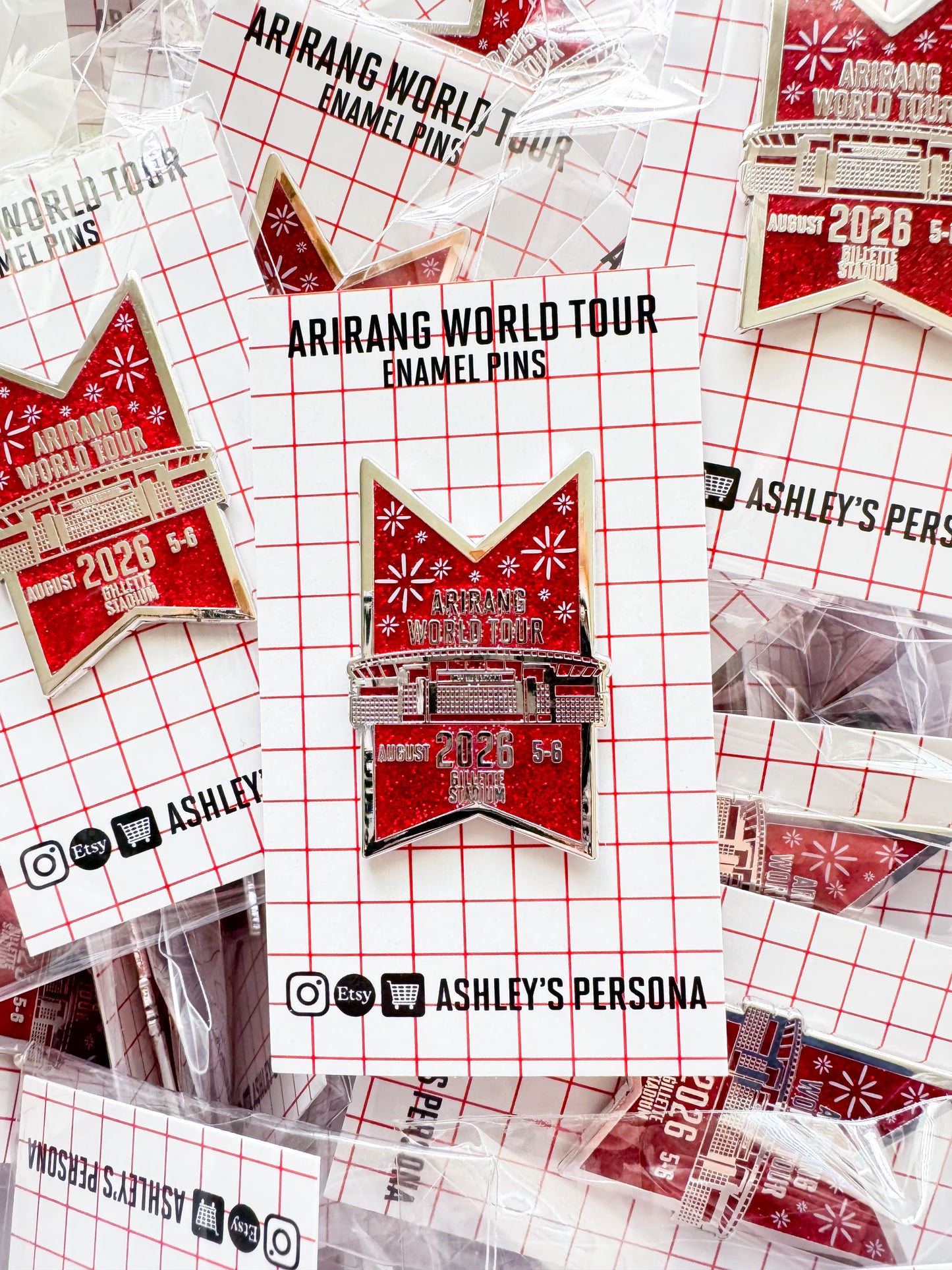 World Tour 2026 Enamel Pins