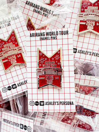 World Tour 2026 Enamel Pins