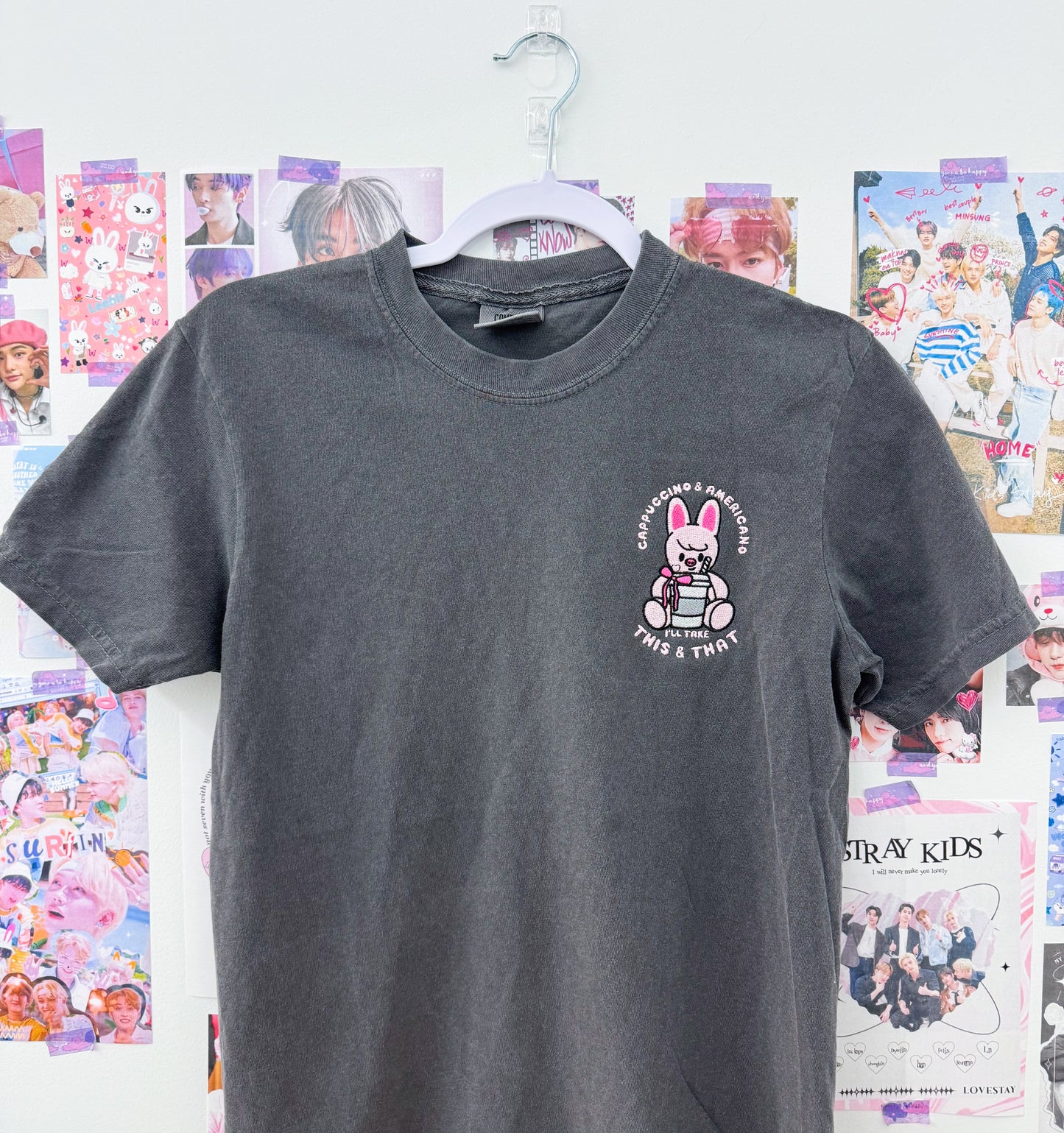 This/That Embroidered Crewneck Sweatshirt and Tshirt