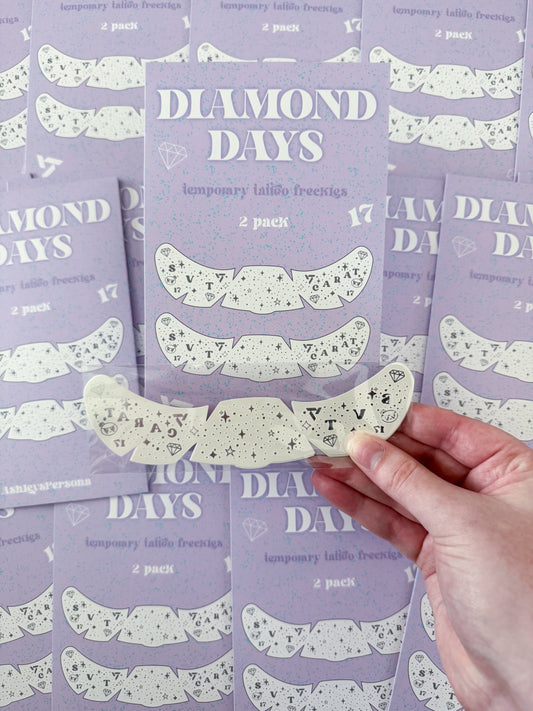 Diamond Days Temporary Tattoo Freckles