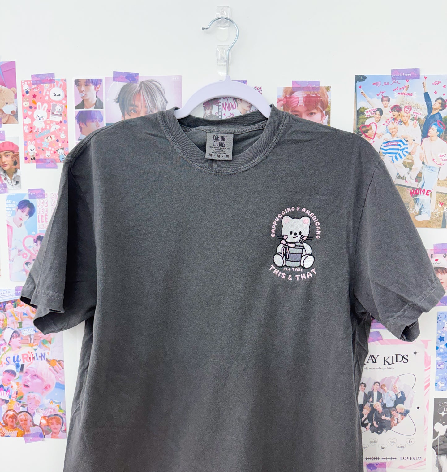 This/That Embroidered Crewneck Sweatshirt and Tshirt
