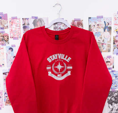 Stayville Embroidered Crewneck Sweatshirt