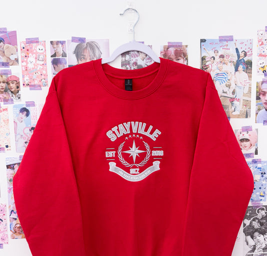 Stayville Embroidered Crewneck Sweatshirt