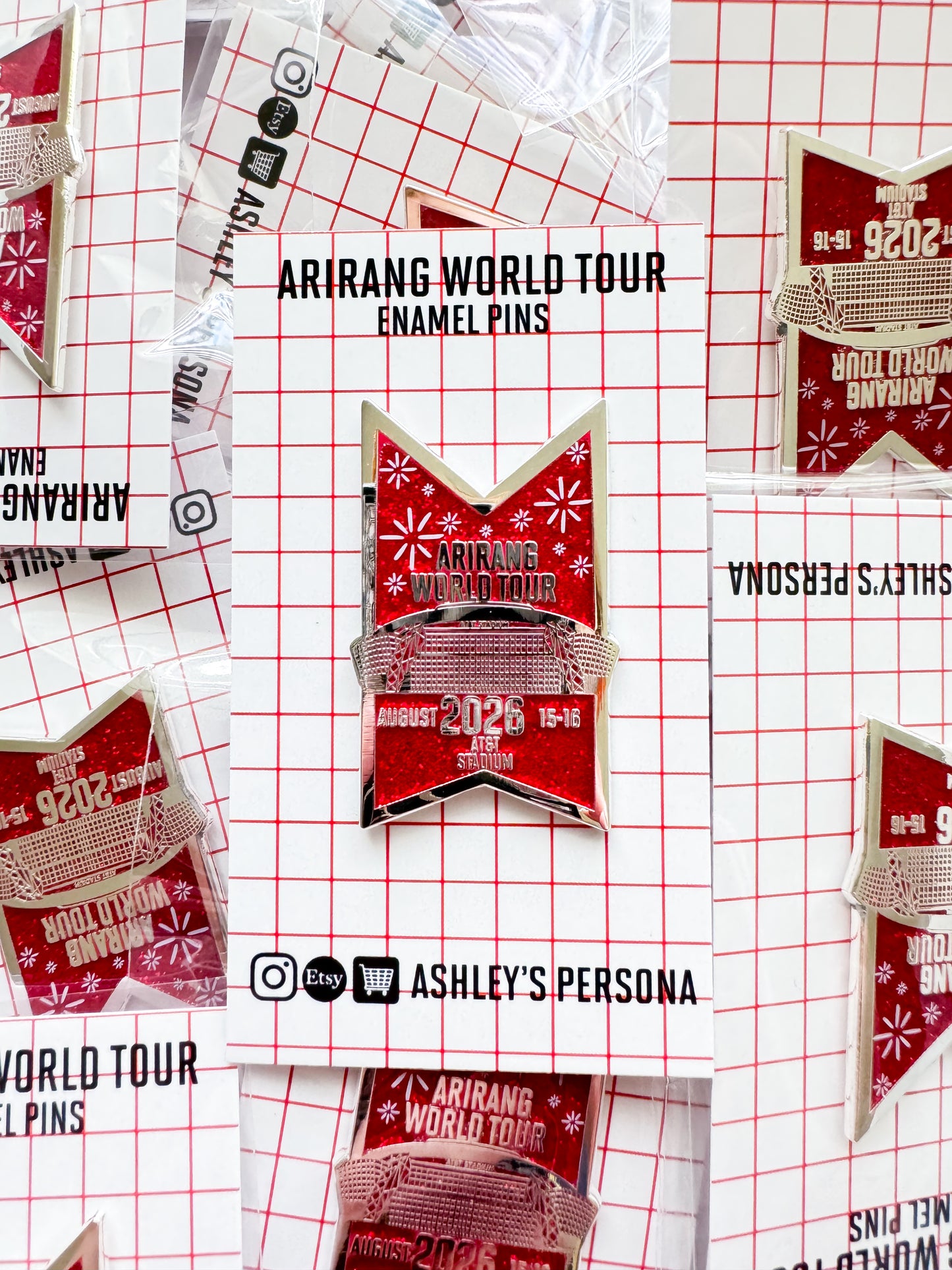 World Tour 2026 Enamel Pins