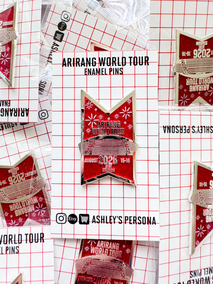 World Tour 2026 Enamel Pins