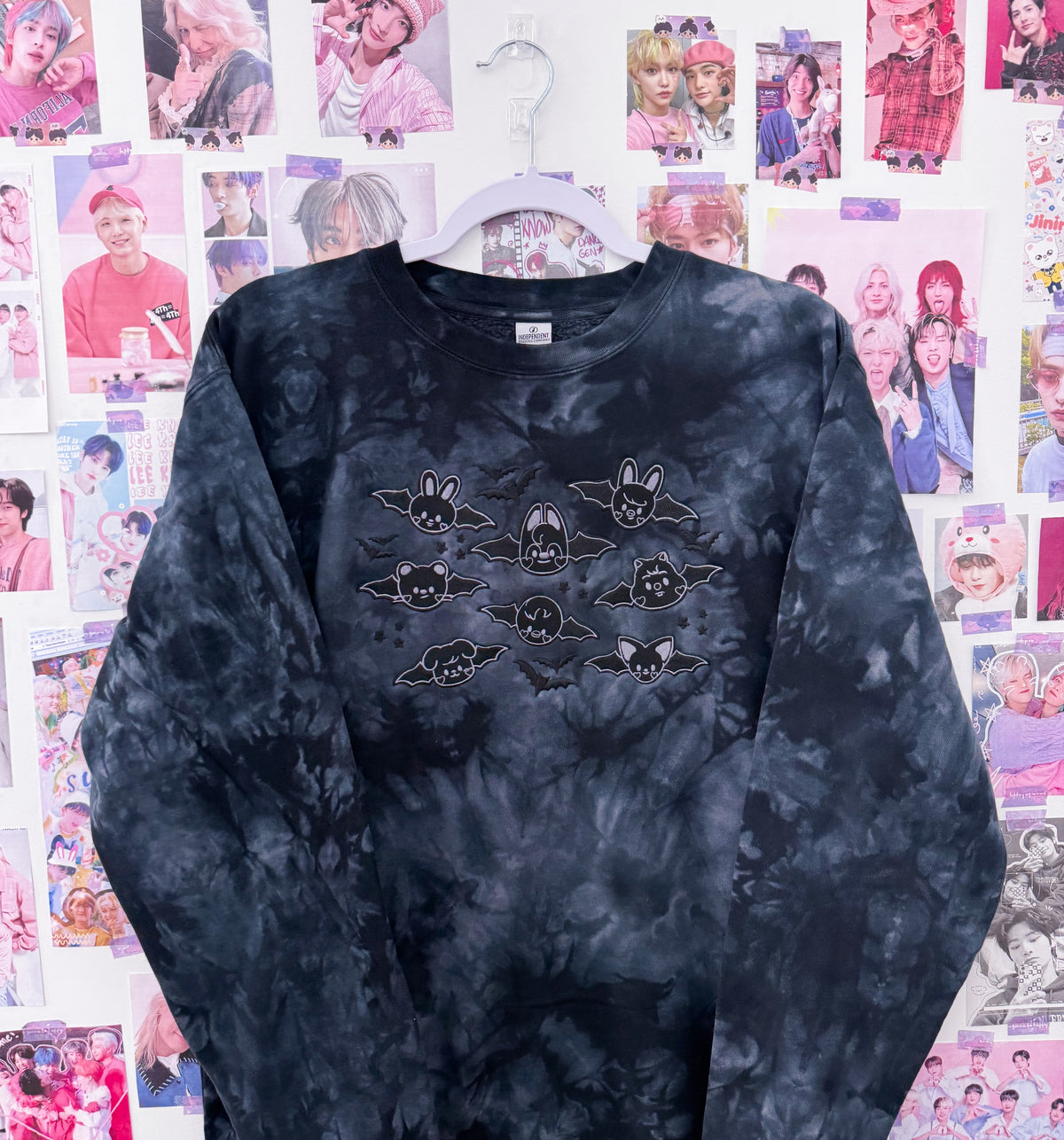 Up All Night Bats Ot8 Crewneck Sweatshirt