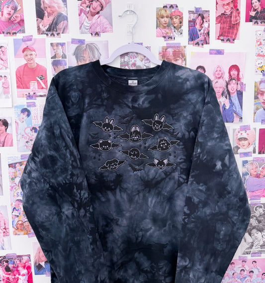 Up All Night Bats Ot8 Crewneck Sweatshirt