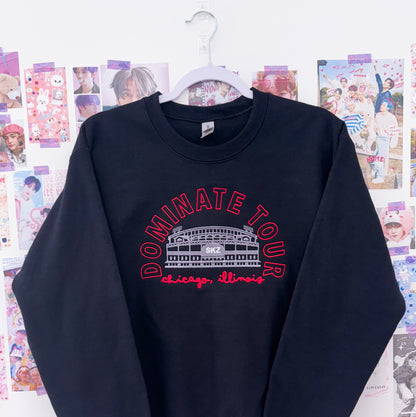 Dominate Stadium Embroidered Crewneck Sweatshirt