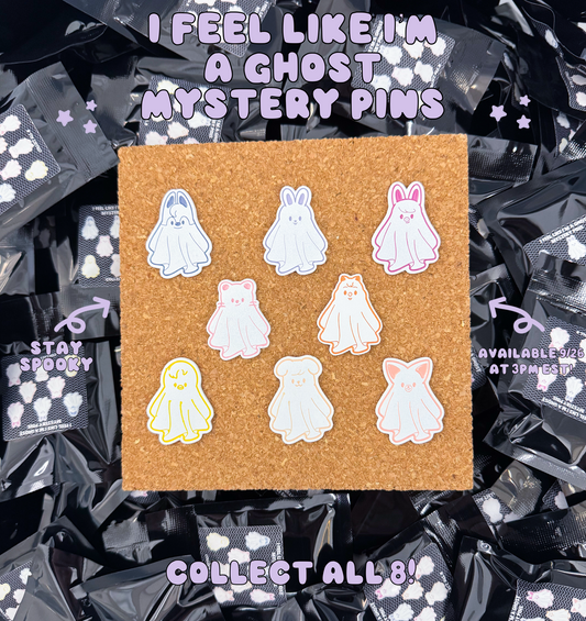 I Feel like I'm a Ghost Mystery Pins