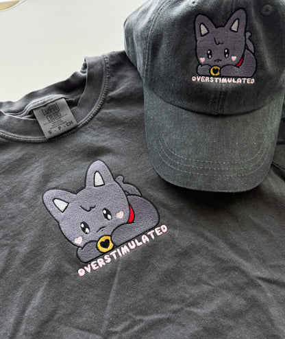 Overstimulated Wooyoung embroidered tshirt