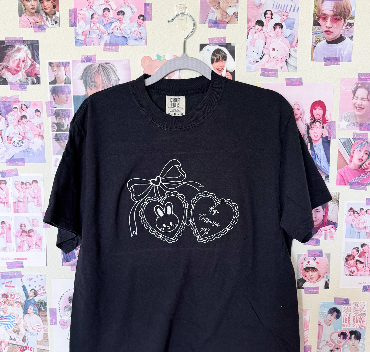 LK Rage Consumes Me embroidered tshirt