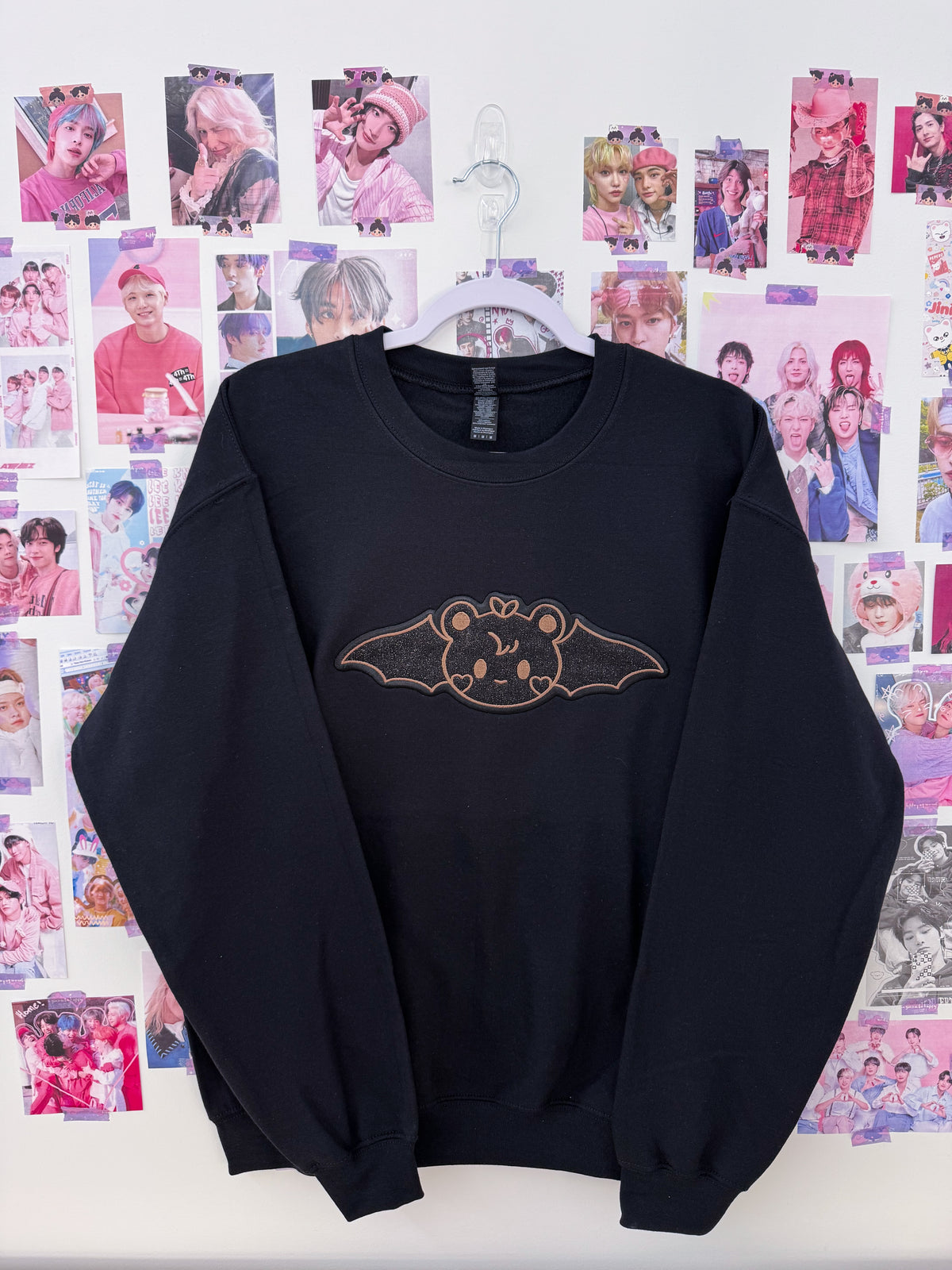 Bat-Teez Embroidered Crewneck Sweatshirt