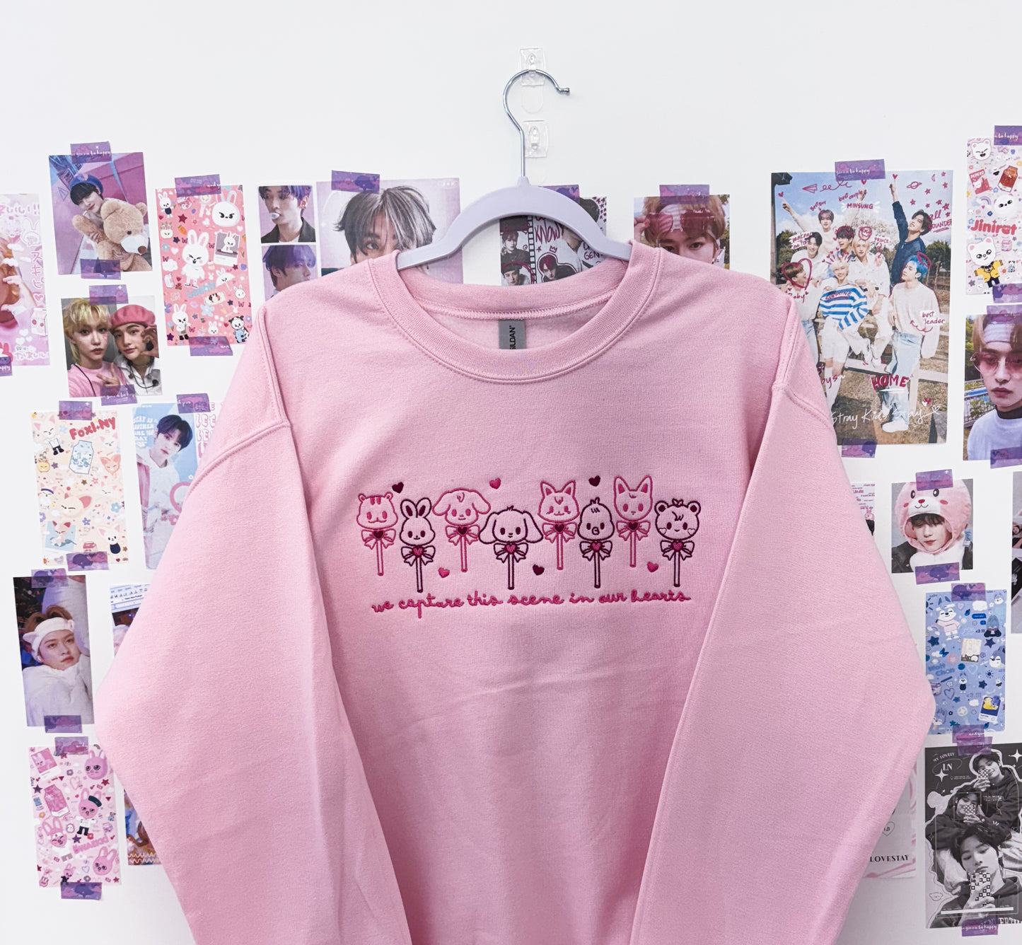 ValenTeez Embroidered Crewneck Sweatshirt