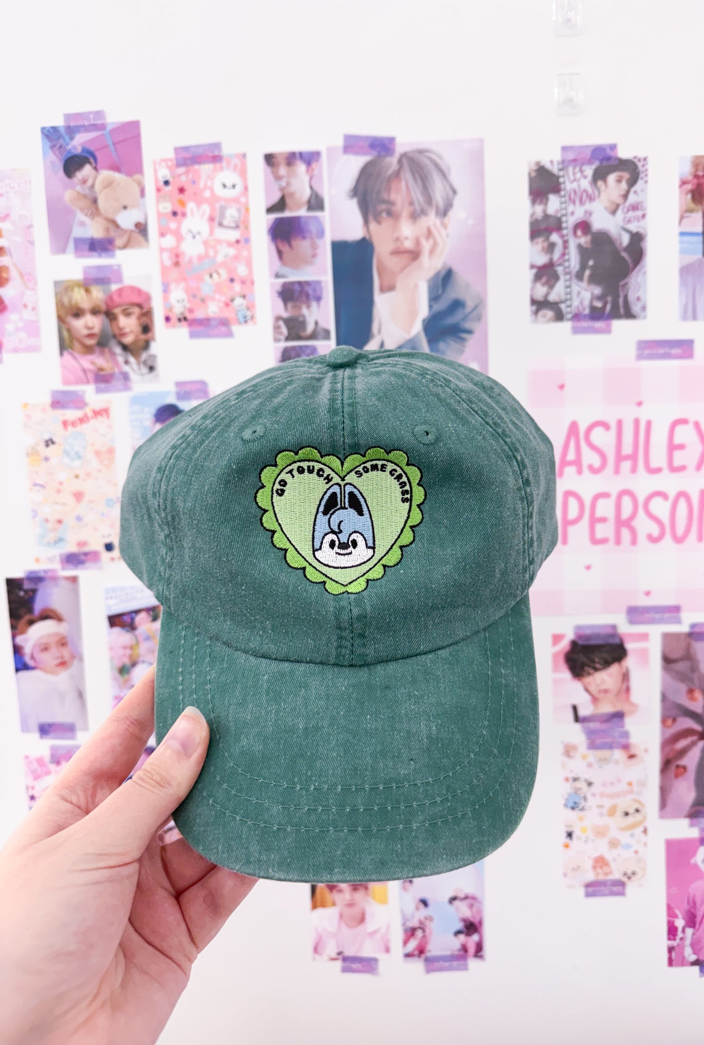 Touch some Grass Embroidered Hat