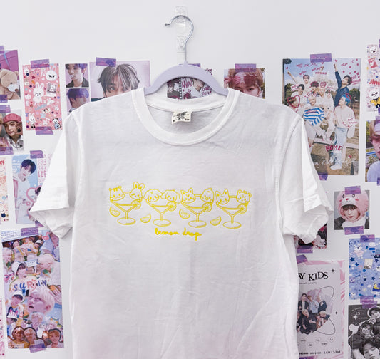 Lemon Drop Embroidered Tshirt