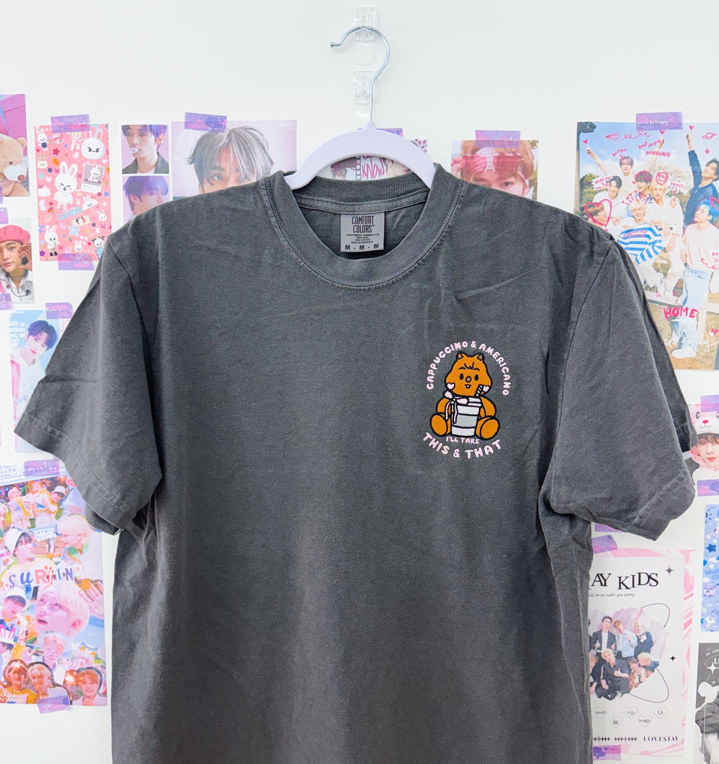 This/That Embroidered Crewneck Sweatshirt and Tshirt