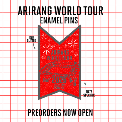 PREORDER READ DESCRIPTION* World Tour 2026 Enamel Pins