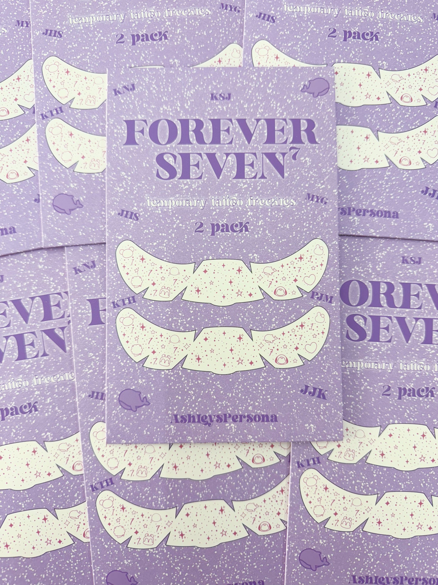 INSTOCK THE ORIGINAL Forever Seven Temporary Tattoo Freckles