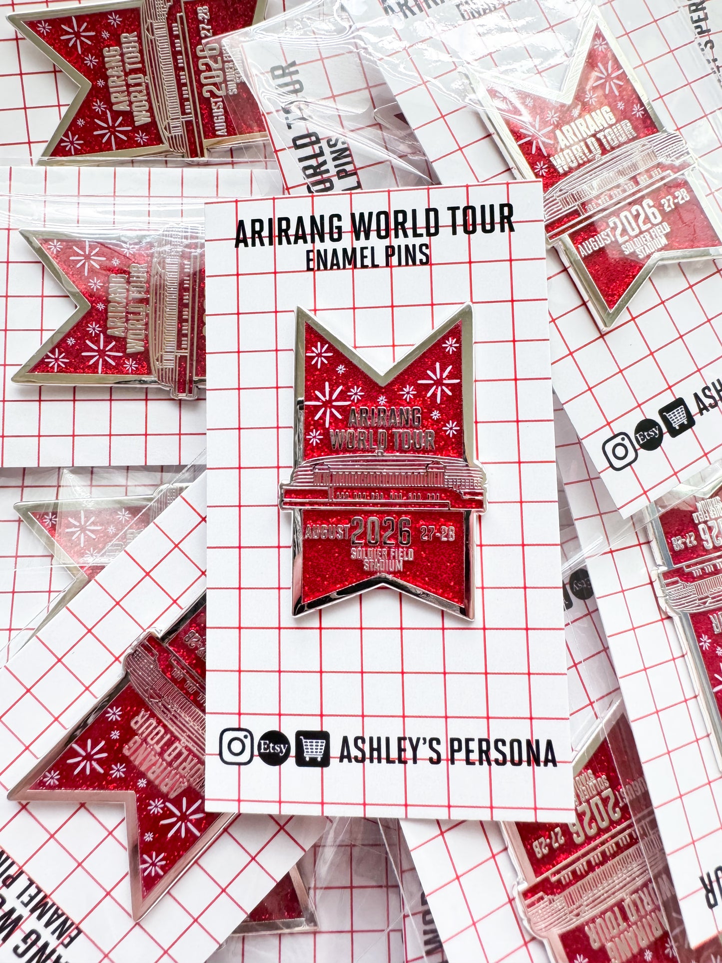 World Tour 2026 Enamel Pins