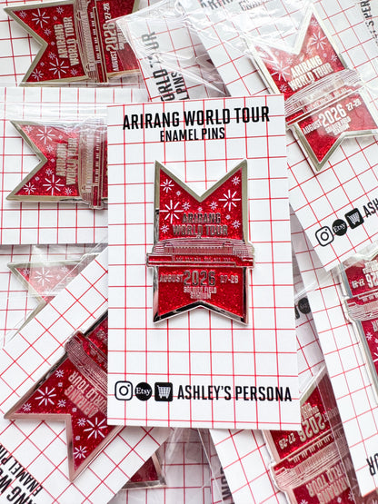 World Tour 2026 Enamel Pins