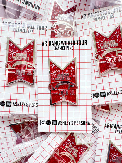 World Tour 2026 Enamel Pins