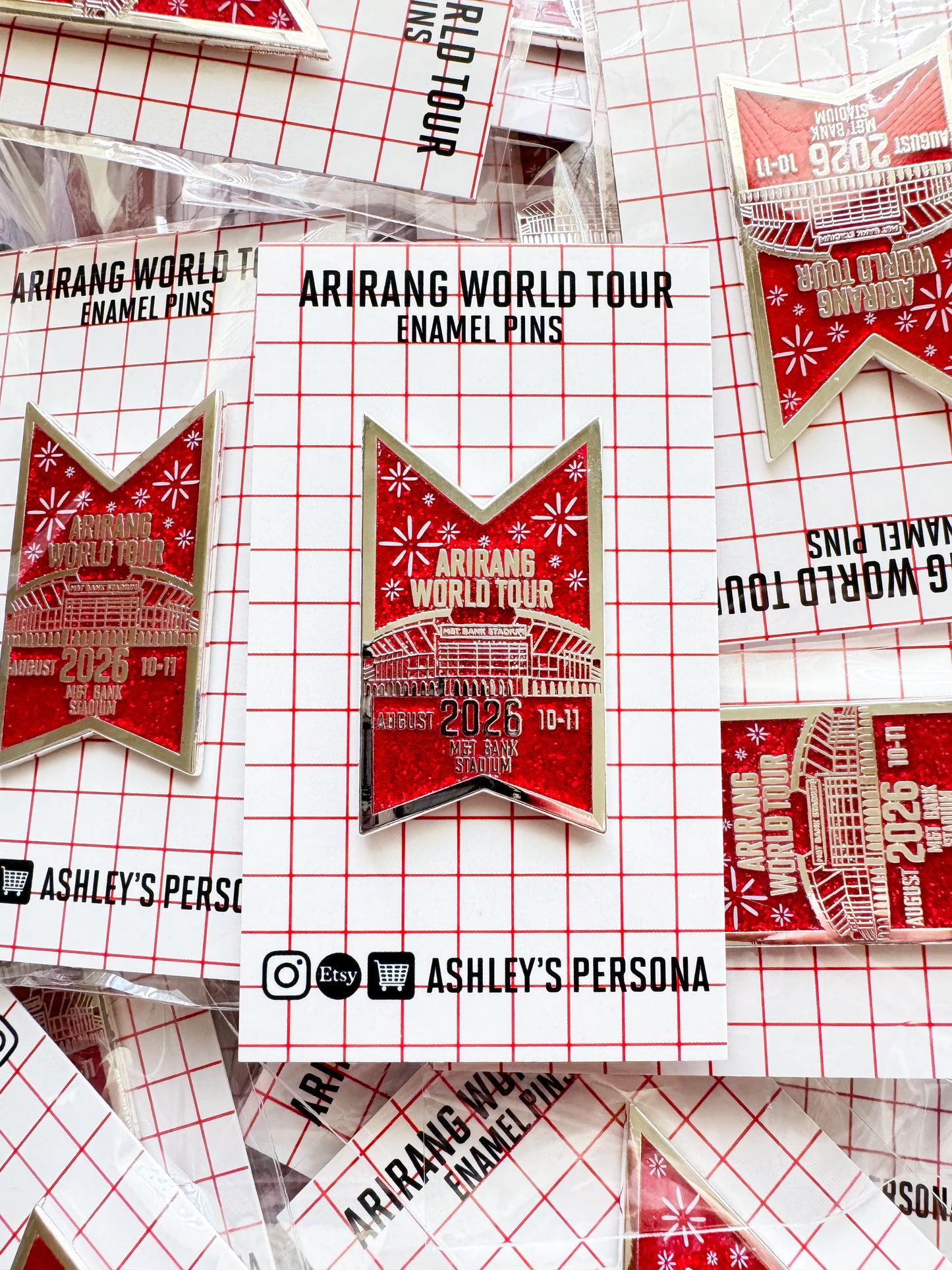 World Tour 2026 Enamel Pins