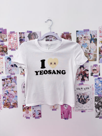 I Heart Best-Teez Cropped Baby Tee