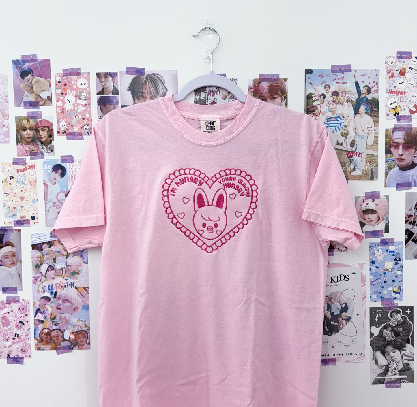 Skz Memes Embroidered Tshirt