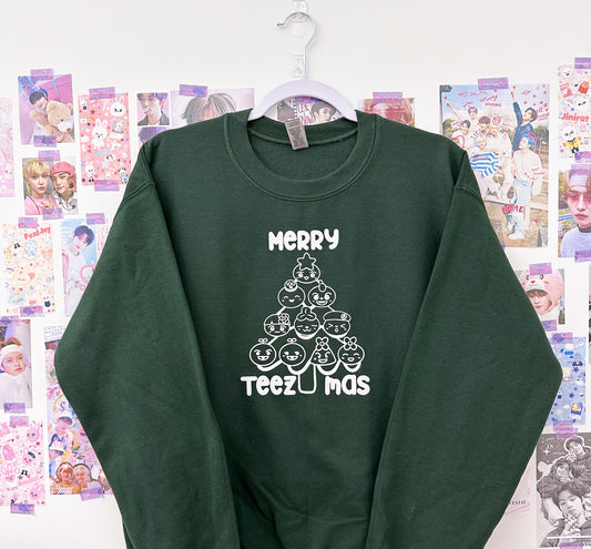 Merry Teez-Mas Crewneck Sweatshirt