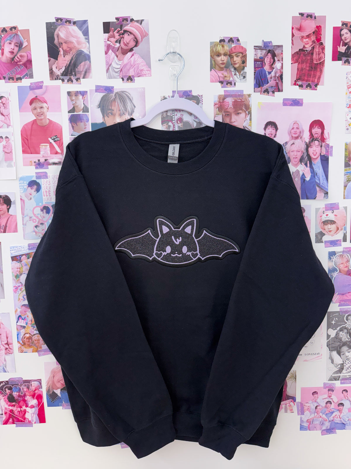 Bat-Teez Embroidered Crewneck Sweatshirt