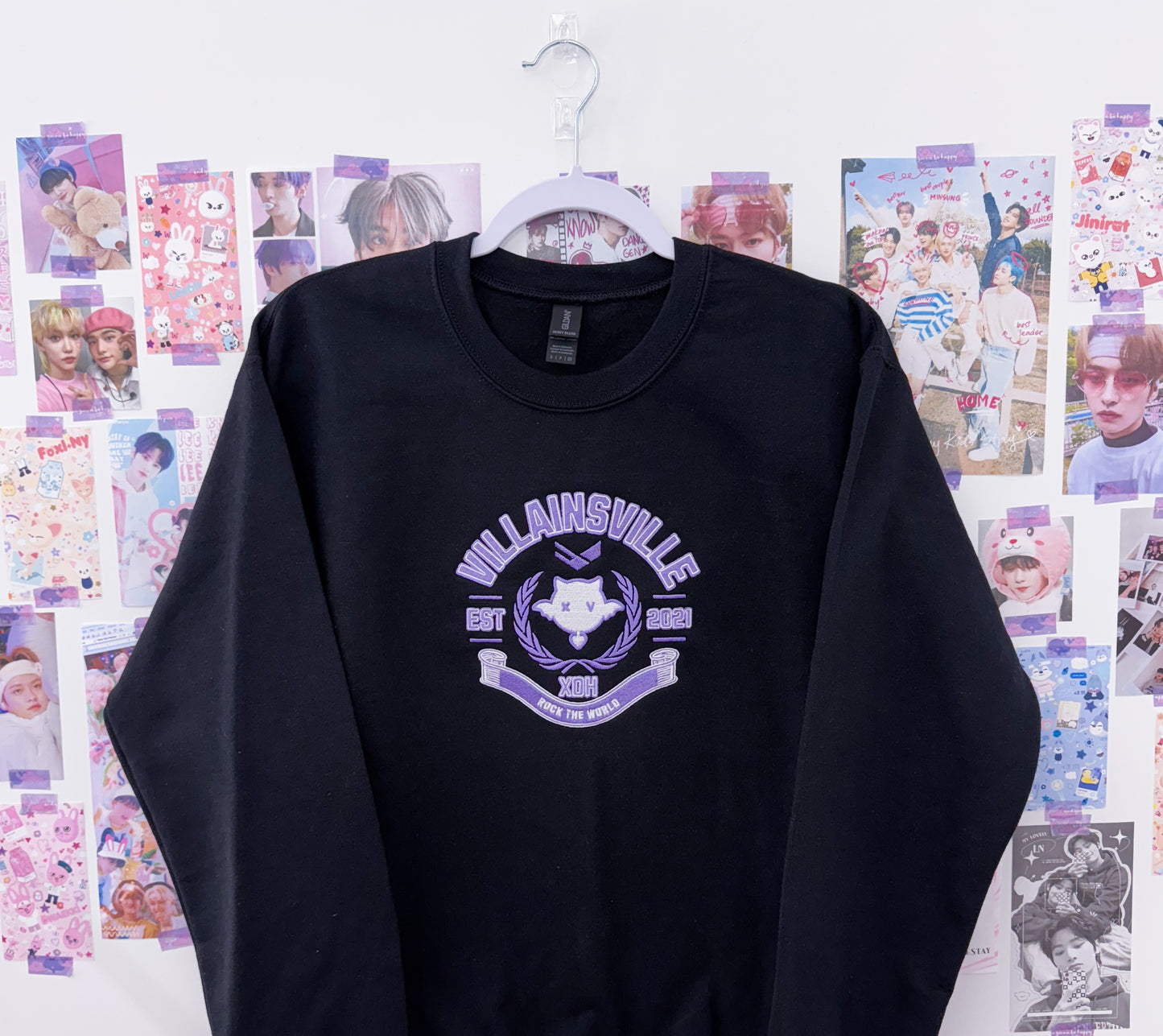 Villainsville Embroidered Crewneck Sweatshirt