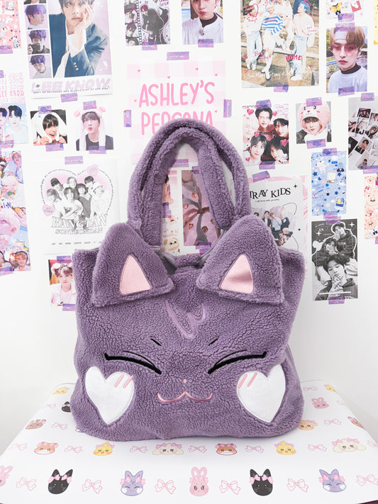 PREORDER READ DESCRIPTION* Sannie Fuzzy Tote Bag