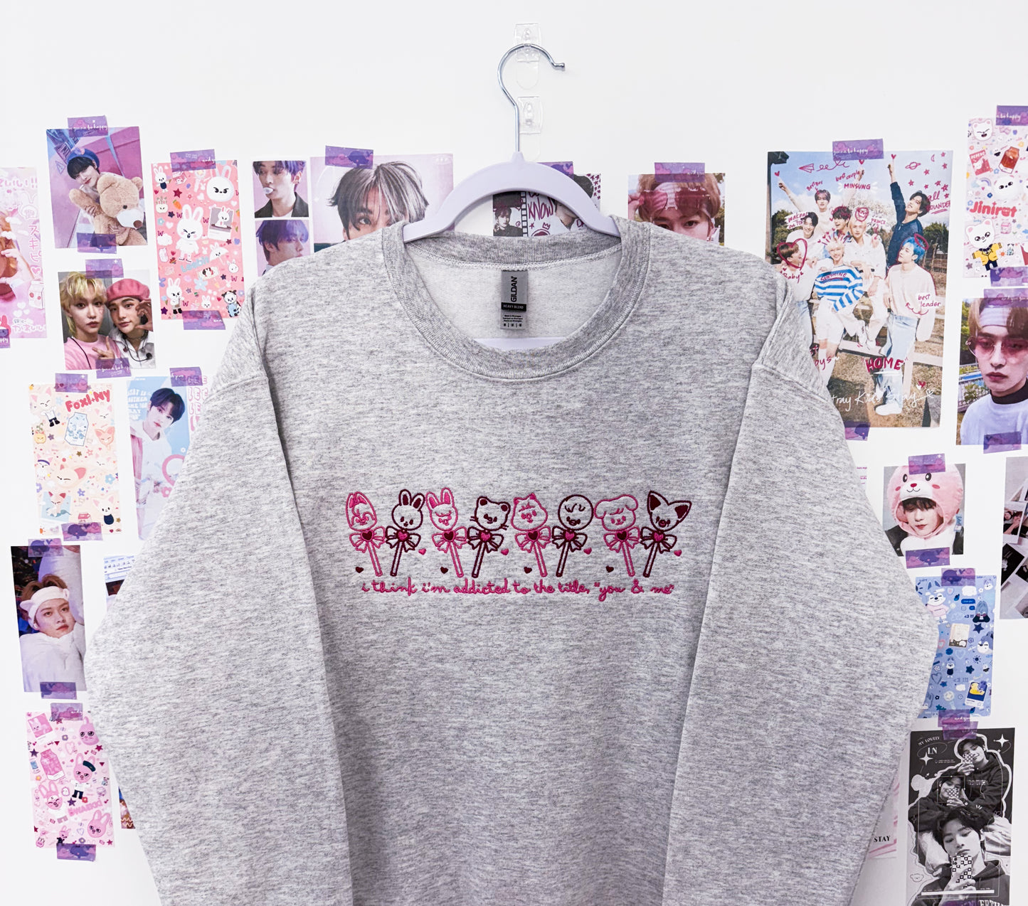 Vday Skz Embroidered Crewneck Sweatshirt