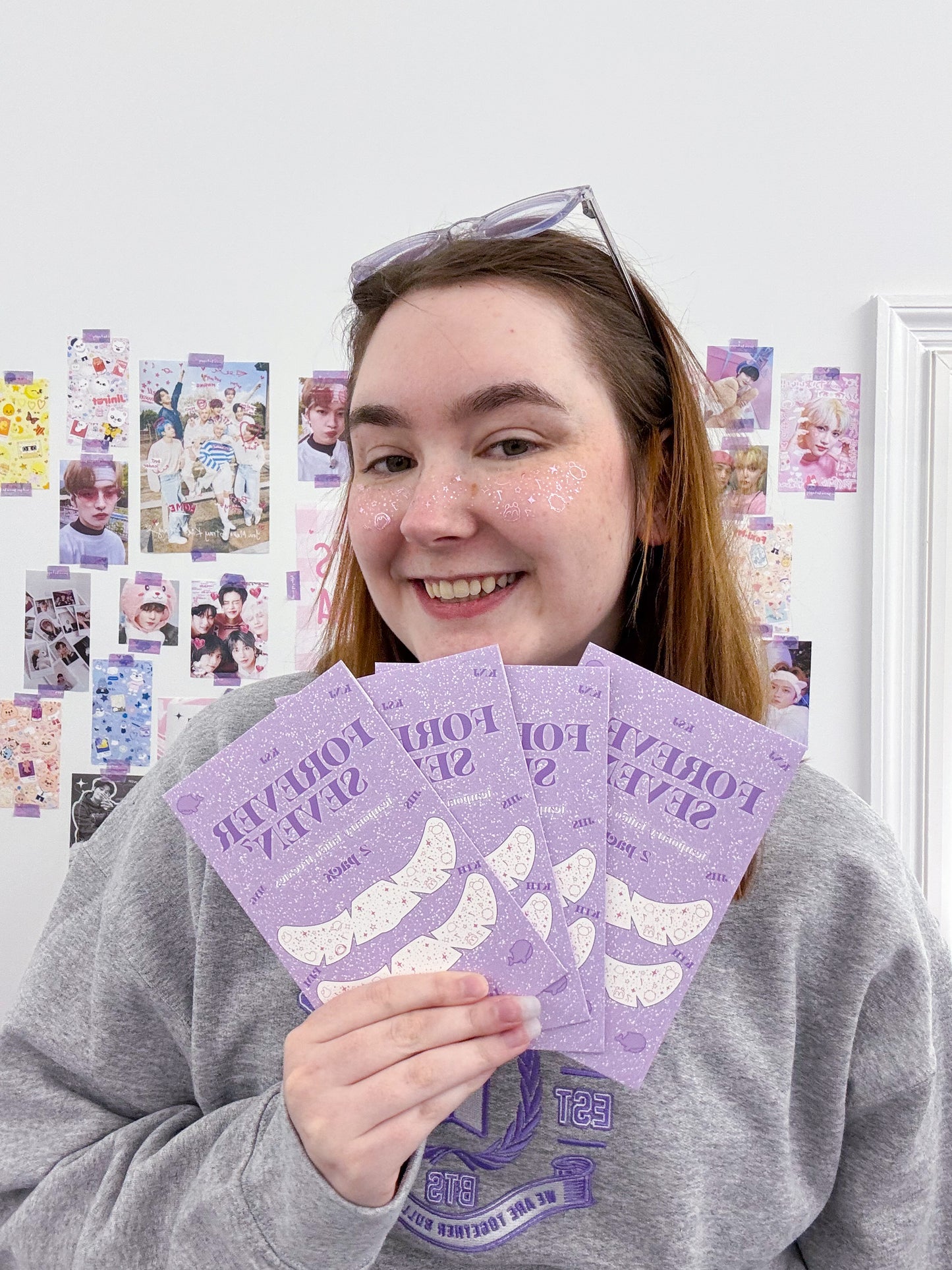 INSTOCK THE ORIGINAL Forever Seven Temporary Tattoo Freckles