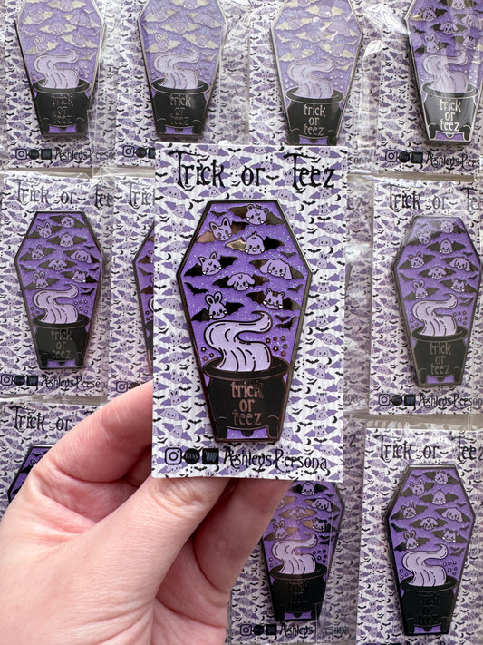 Trick or Teez Enamel Pin
