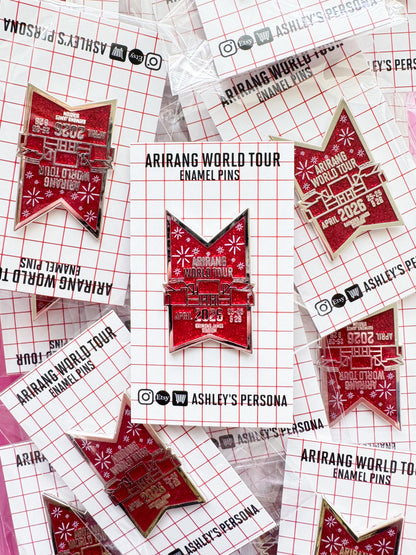 World Tour 2026 Enamel Pins