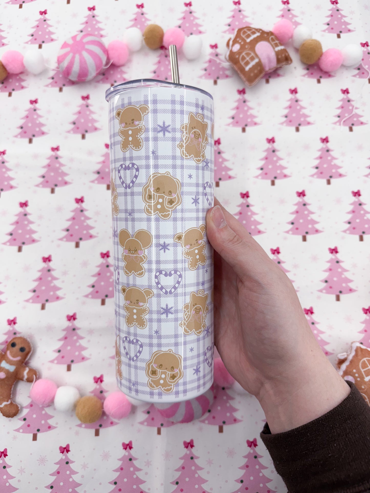 Ginger-XH Metal Tumbler With Straw