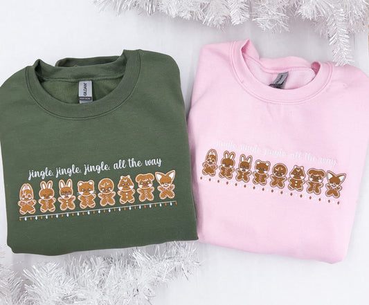 Ginger-Skz Embroidered Crewneck Sweatshirt