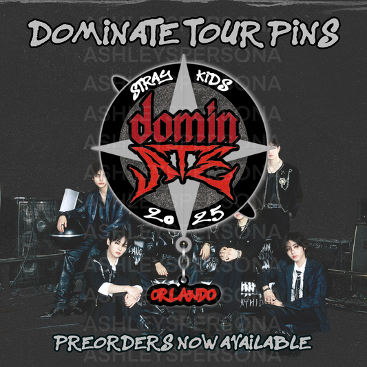 PREORDER READ DESCRIPTION* DominATE Tour Pin