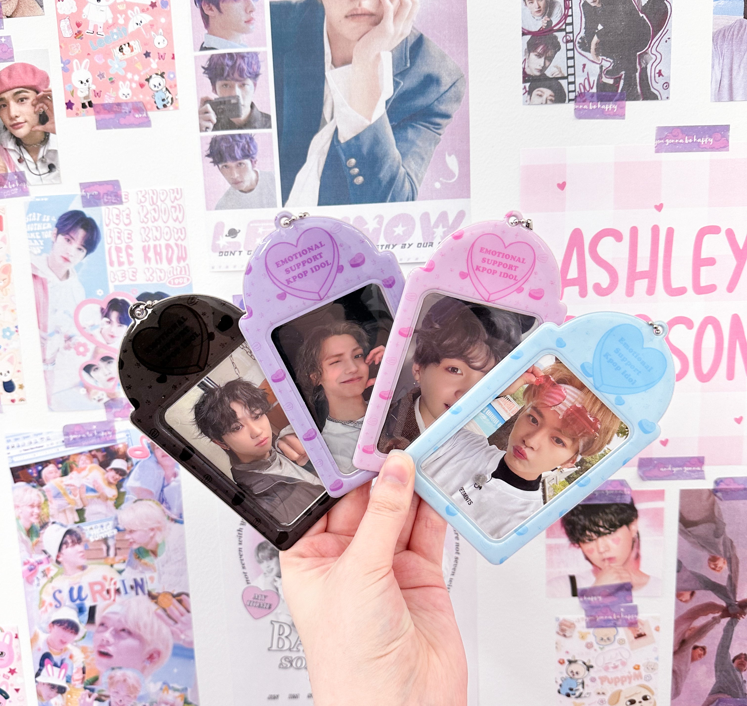 Kpop Support Emotional Support Kpop Idol Photocard Holder – ashleyspersona