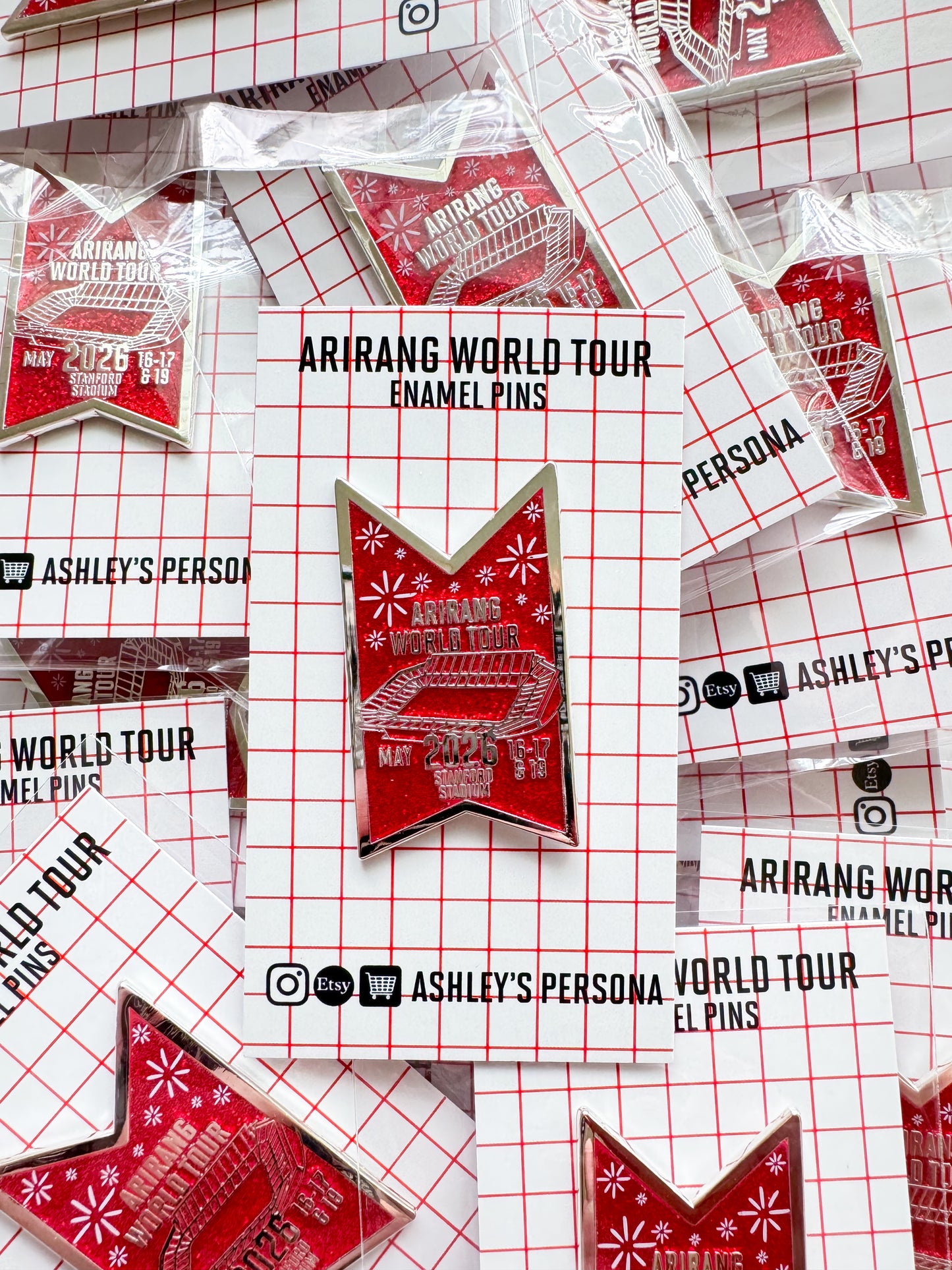 World Tour 2026 Enamel Pins