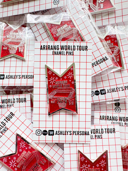 World Tour 2026 Enamel Pins
