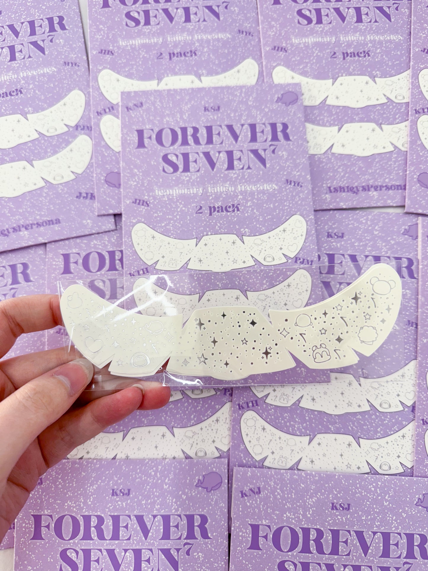 INSTOCK THE ORIGINAL Forever Seven Temporary Tattoo Freckles
